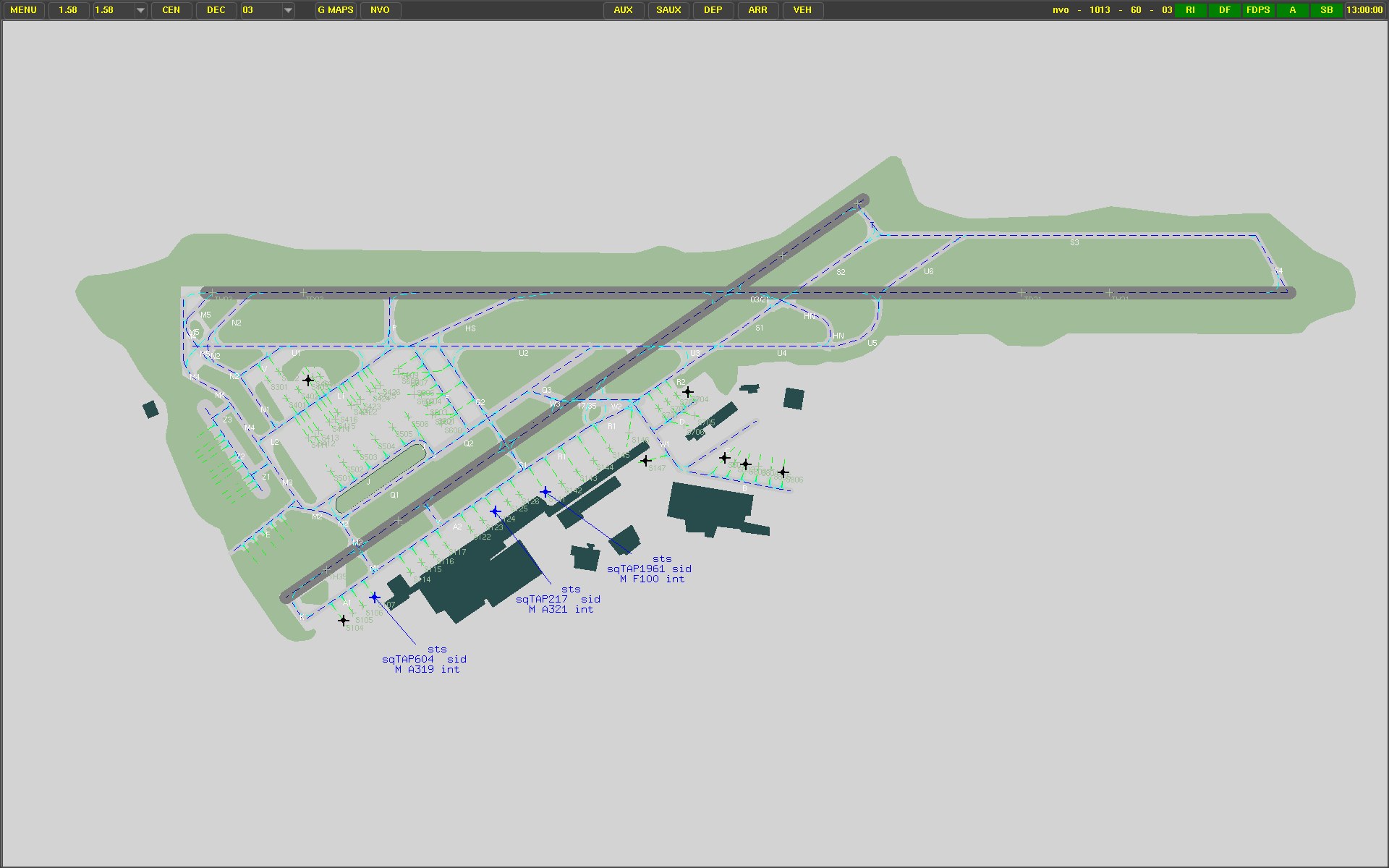 A-SMGCS simulator by SkyRadar