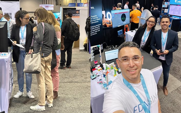 SkyRadar's partner EDASIM showcased an innovative approach to radar technology education