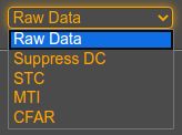 selecing-raw-data-supresss-dc-MTI-CFAR