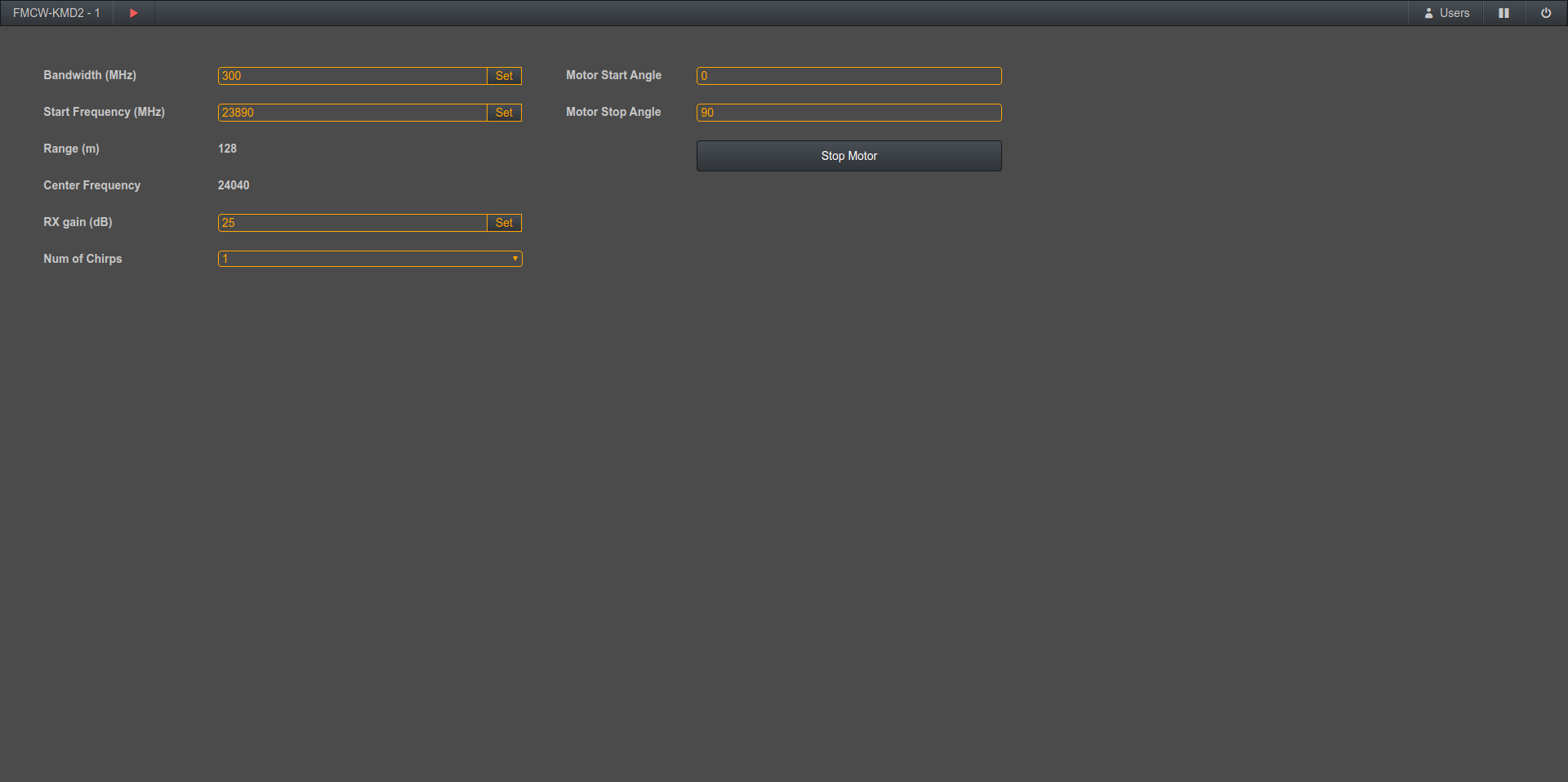 hardware control in Freescopes