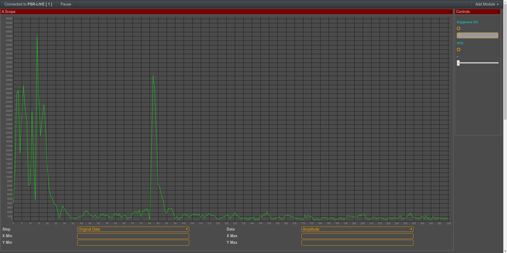 Resizing the PSR Panel