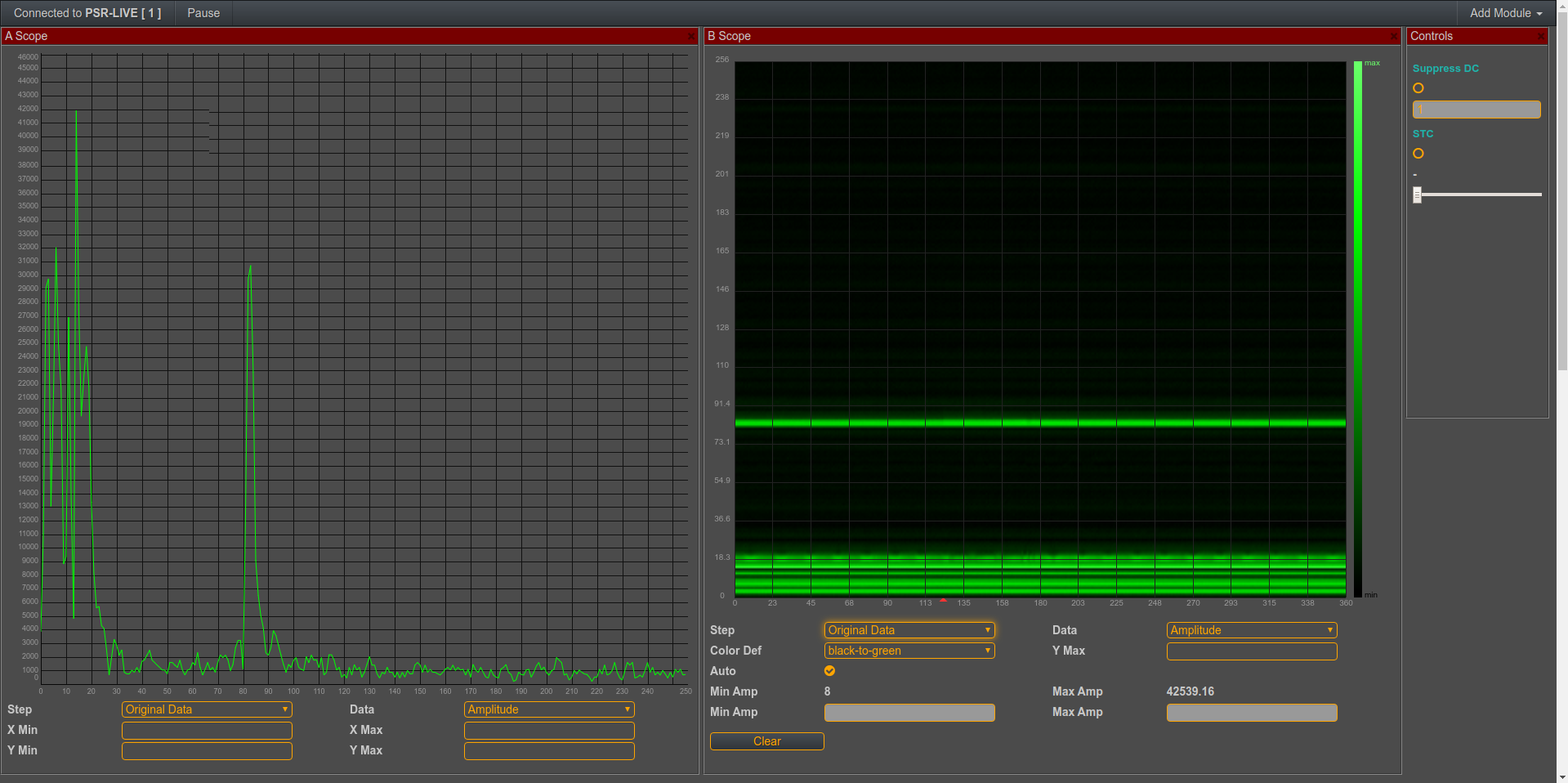 PSR-Radar - Adding the B-Scope