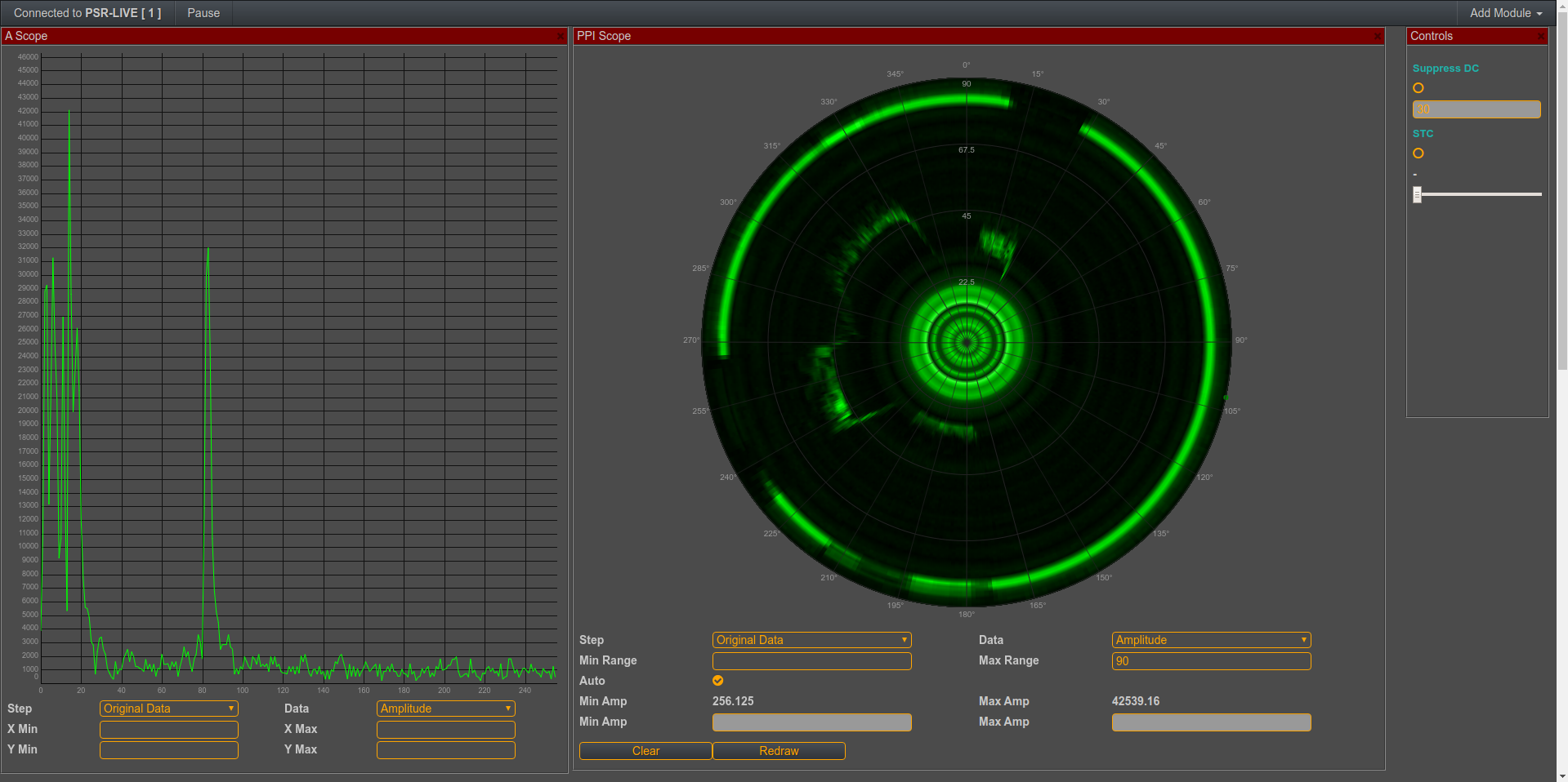 PSR Radar. We brought the radial resolution to 3.75 cm at up to 10 m. This is 4 times better than competition