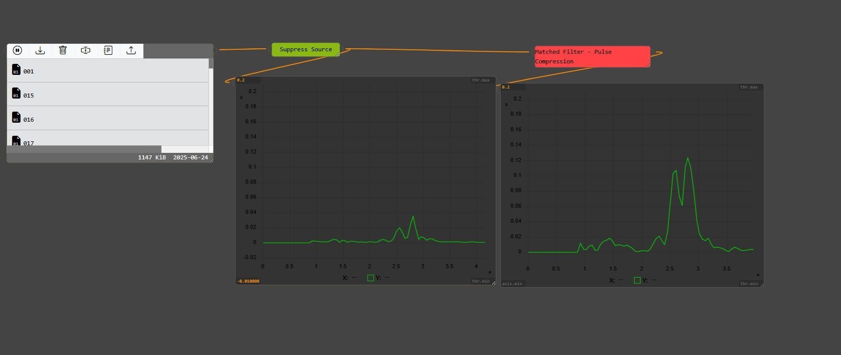Pulse Compression with the NextGen Pulse Radar